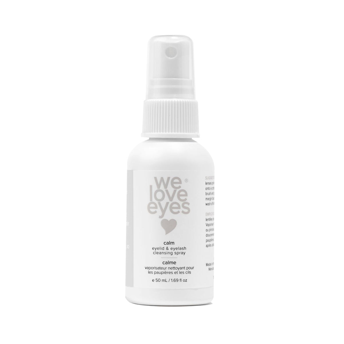 We Love Eyes Calm Eyelid & Eyelash Cleansing Spray with HypoChlorous  (50mL Bottle)