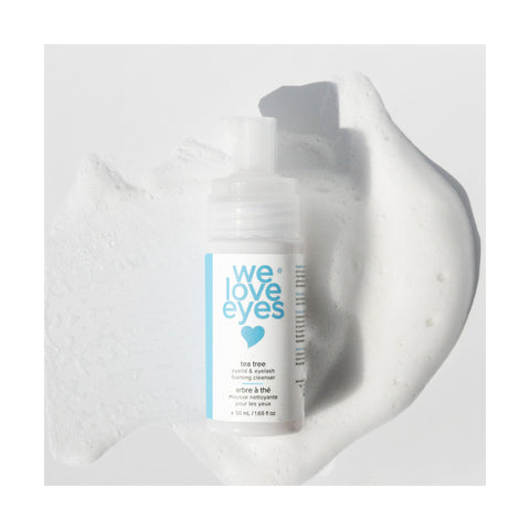 We Love Eyes Tea Tree Eyelid & Eyelash Foaming Cleanser 25mL Mini Size