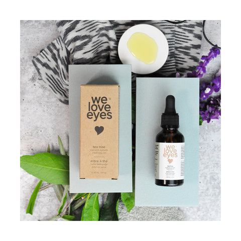 We Love Eyes- All Natural Tea Tree Eyelid Cleansing Oil - 30ml