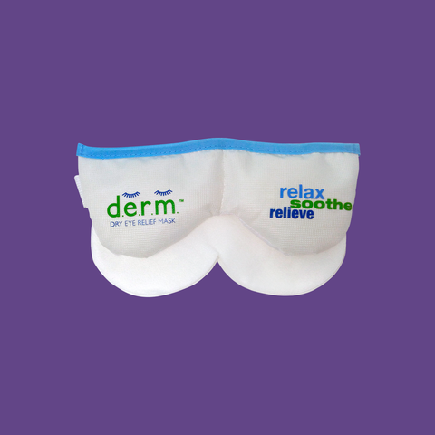 EyeEco D.E.R.M. Heat Mask for Mild Dry Eye Relief (Mask Only. No Cotton Liners)