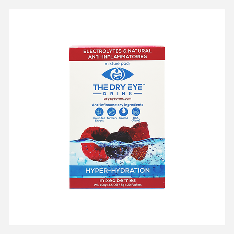 Dry Eye Drink Hyper Hydration Additive for Dry Eyes (20-pack) (Orange)