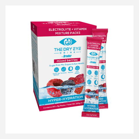 Dry Eye Drink Hyper Hydration Additive for Dry Eyes (20-pack) (Mixed Berries)