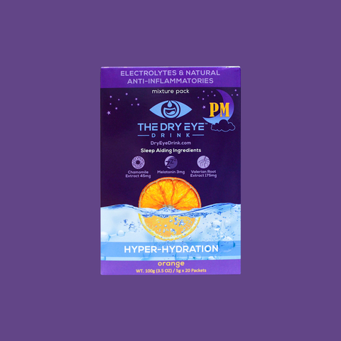 Dry Eye Drink Hyper Hydration PM Additive for Dry Eyes (20-pack) (PM Orange)