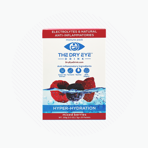 Dry Eye Drink Hyper Hydration Additive for Dry Eyes (20-pack) (Mixed Berries)