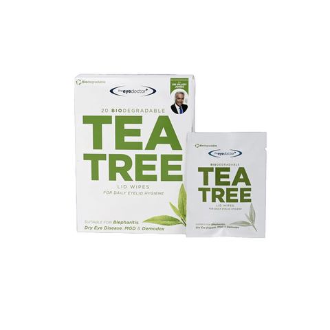 The Eye Doctor Tea Tree Oil Lid Wipes for Daily Hygiene and Dry Eyes (20ct)