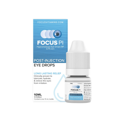 Focus PI Eye Drops (10ml Bottle) – Lubricating Eye Drops, Long Lasting Hydration