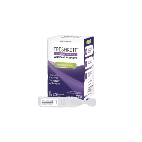 Freshkote (PF) Preservative Free Eye Drops for Dryness of the Eyes (30 Vials)