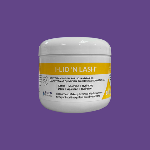 I-Lid ’n Lash Lid and Lash Hygiene Wipes to Cleanse and Hydrate (60 Wipes) 2 Month Supply