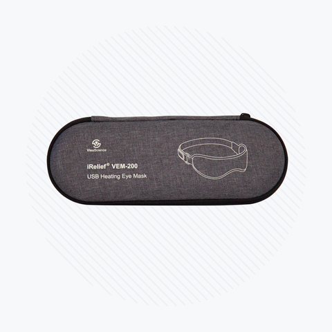 I-Relief USB Dry Eye Heat Mask with removable insert to relief symptoms of MGD and Dry Eyes