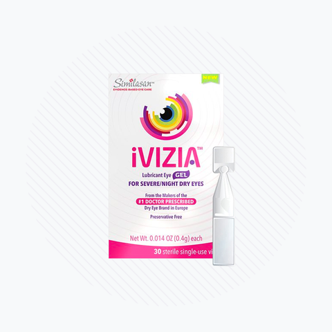 iVIZIA Lubricant Eye Gel for Severe and Nighttime Dry Eye Relief, Preservative-Free, 30 Sterile Single-Use Vials