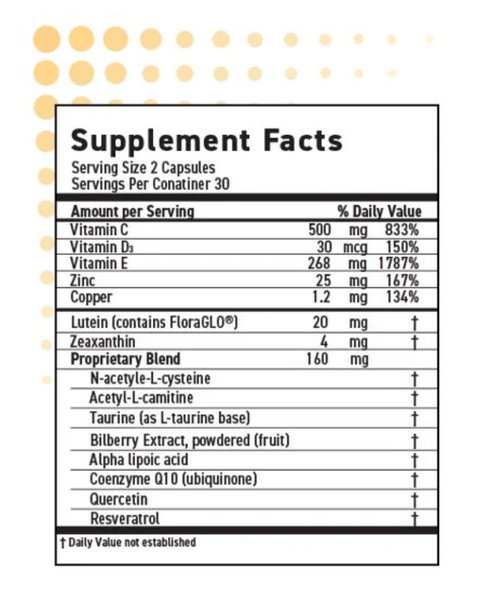 MaxiVision Ocular Formula for Eye and Retina Health