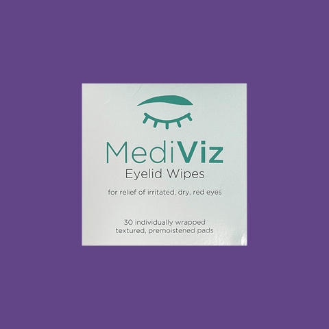 MediViz Eyelid Cleansing Wipes (No Tea Tree Oil)