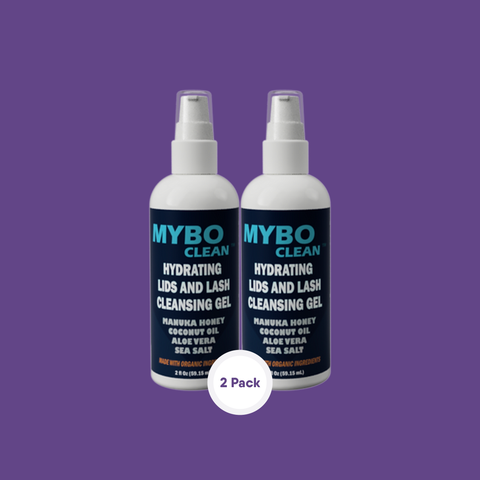 MyboClean Hydrating Lids and Lash Cleansing Gel (2 pc) - 1 Year Supply