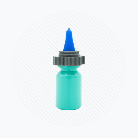 Nanodropper Eye Drop Extender Adaptor, Reduces Drop by 60%, Less Waste, Easier Application