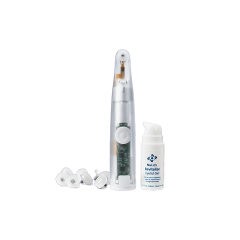 NuLids All Natural At-home Dry Eye Treatment 180 ( 1 Device + 180 Tips + Applicator Gel Included)