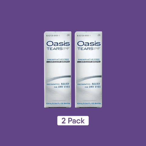 Oasis Tears 2-pack Preservative-Free Eye Drops (Multi-drop Bottle) 2-Pack 600 drops