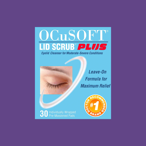 Ocusoft Lid Scrub Plus 30 Pre-Moistened Pads