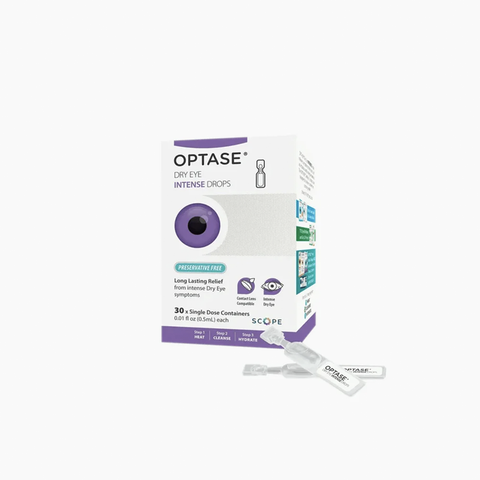 OPTASE Intense Dry Eye Drops Single Dose Units - Preservative Free (30ct. Vials)