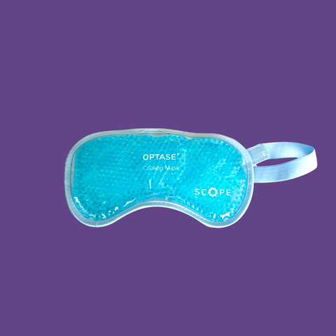 Optase Cooling Mask for Allergies and Puffy Eyes (Re-Usable)