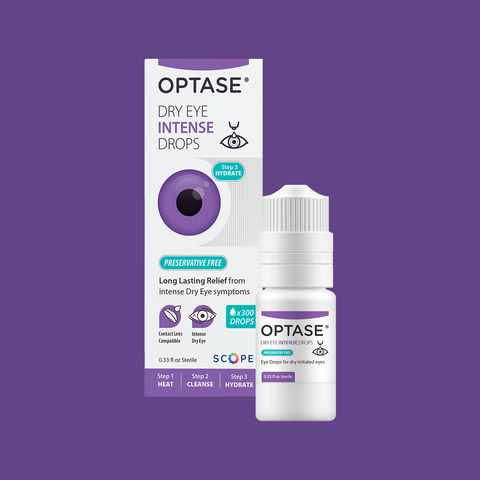 Optase Dry Eye Kit (A) Heat Mask, Cleansing Wipes, Intense Eye Drops