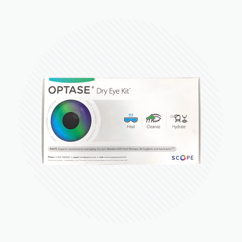 Optase Dry Eye Kit (A) Heat Mask, Cleansing Wipes, Intense Eye Drops