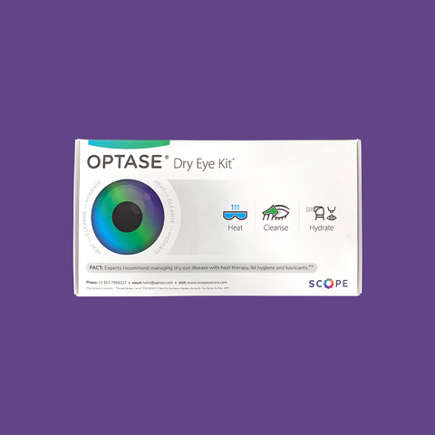 Optase Dry Eye Kit (A) Heat Mask, Cleansing Wipes, Intense Eye Drops