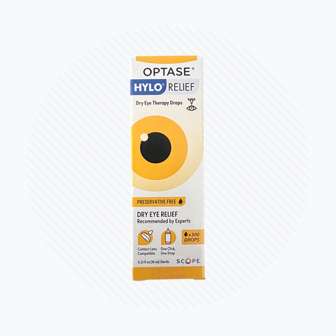 Optase Hylo Relief Dry Eye Preservative-Free Therapy Drops (300 Drops)