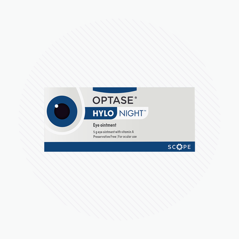 Optase Hylo Night Ointment  Preservative-Free 300 uses (5g Tube)