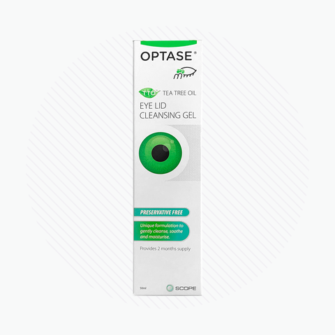 Optase Tea Tree Oil Eye Lid Cleansing Gel (50mL)