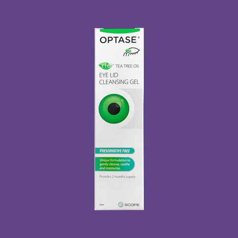 Optase Tea Tree Oil Eye Lid Cleansing Gel (50mL)