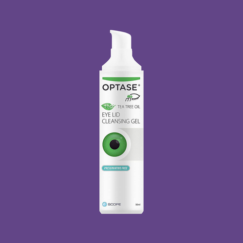 Optase Tea Tree Oil Eye Lid Cleansing Gel (50mL)