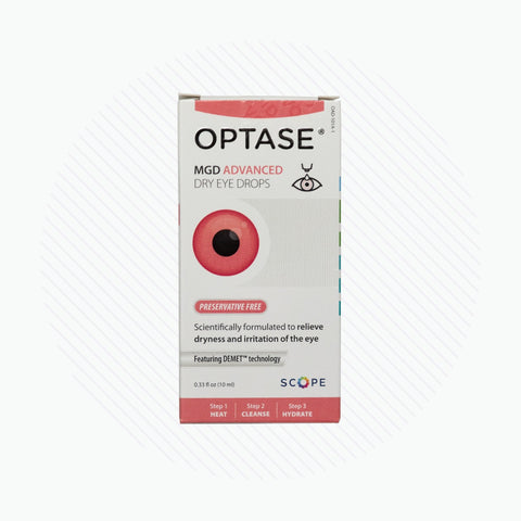 Optase MGD Advanced Dry Eye Drops Preservative-Free 2 Month Supply (300 drops)