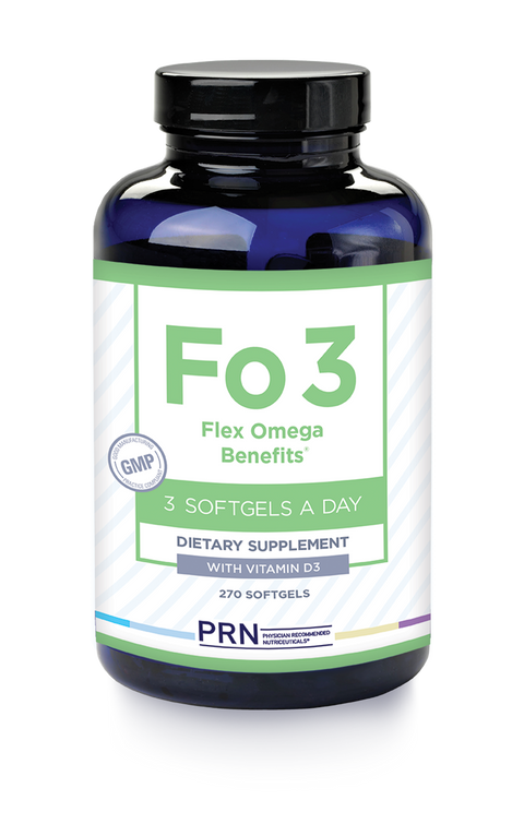 PRN Flex Omega Benefits FO3 with Vitamin D3 for Joint Health (270ct) 3-Month Supply