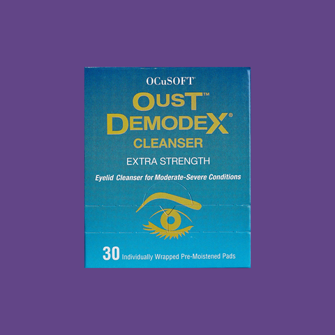 OCuSOFT Oust Demodex Cleanser Pre-Moistened Pads (30ct)