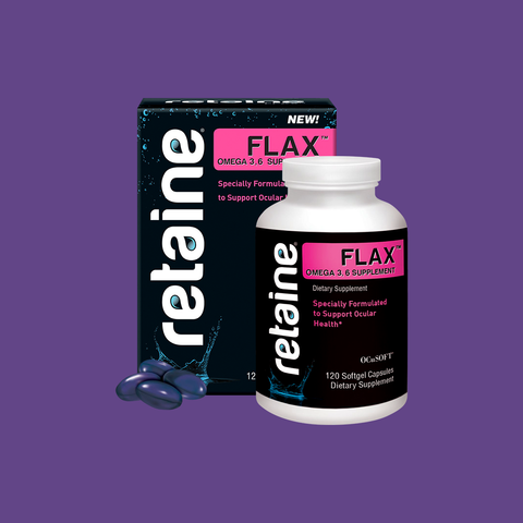 Retaine Flax Omega Dry Eye Supplement