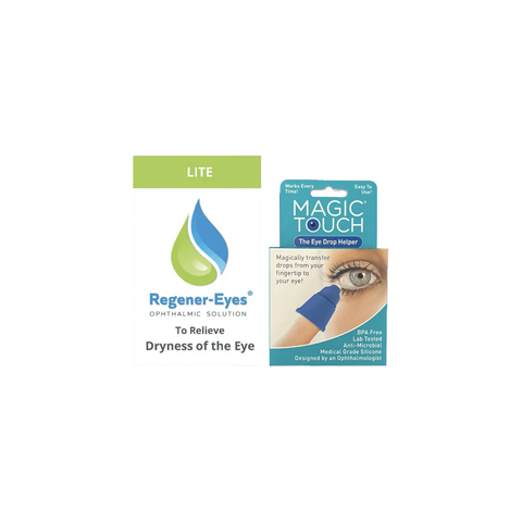 Regener-Eyes Lite with Magic Touch Easy Applicator (3mL Bottle, 4 Week Supply)