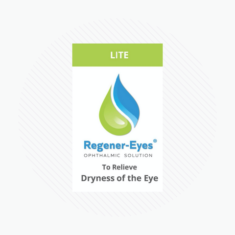 Regener-Eyes Lite Eye Drops for Dryness of the Eyes (3mL Bottle, 3-4 Week Supply)