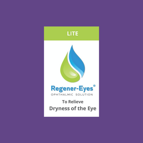 Regener-Eyes Lite Eye Drops for Dryness of the Eyes (3mL Bottle, 3-4 Week Supply)