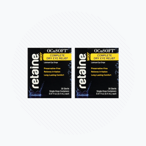 Ocusoft Retaine 2-pack MGD Eye Drops 60 Vials (Preservative-Free) 2-Pack