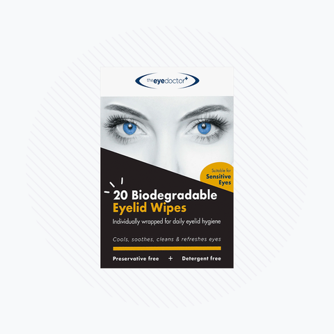 Biodegradable Eyelid Wipes for Eyelid Cleaning 20ct