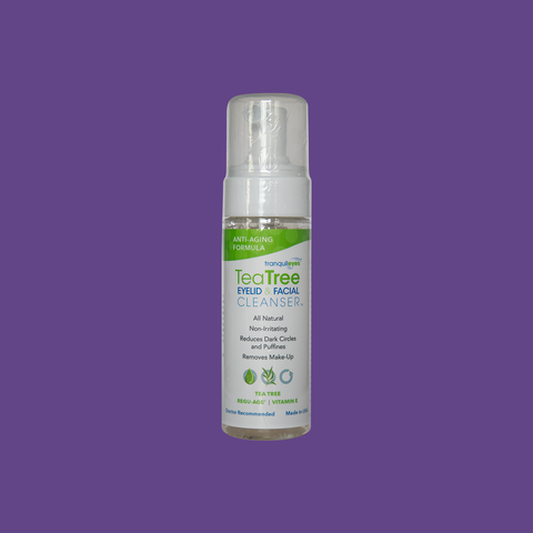 TranquilEyes Age Defying Formula Tea Tree Eyelid & Facial Cleanser