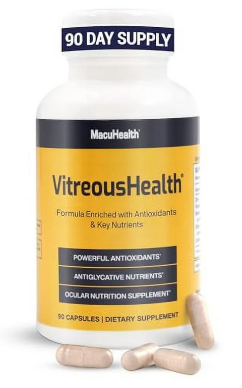 Vitreous Health by MacuHealth - Eye Floaters Formula (90ct - 90 day supply)