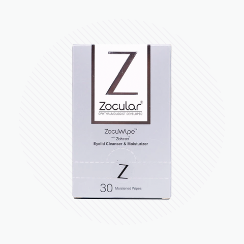 ZocuWipe Eyelid Cleanser and Moisturizer - 30 Count