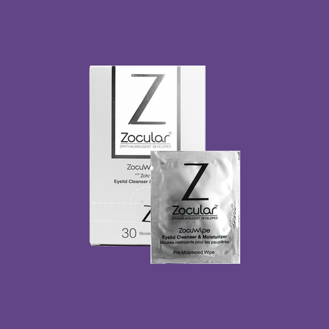 ZocuWipe Eyelid Cleanser and Moisturizer - 30 Count